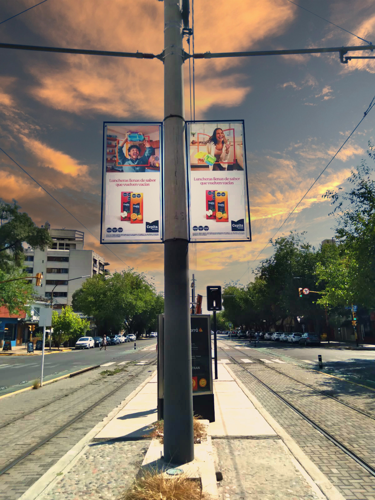 Banderolas - Av. Belgrano, Ciudad de Mendoza